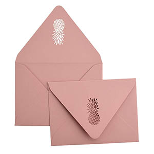 Pineapple Laser Cut Envelope