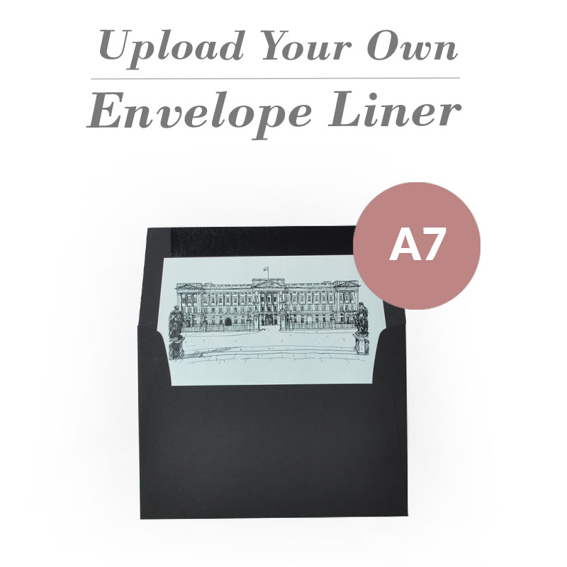 Print Your Own Design A7 Square Flap Envelope Liner