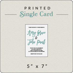 Print Your Own Design 5x7 Flat Card