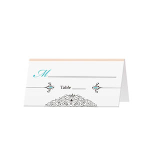 Embellished - Blank Folded Place Cards