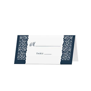 Lace - Blank Folded Place Cards