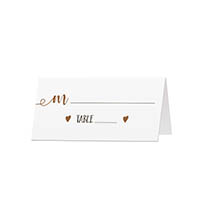 Rustic - Blank Folded Place Cards