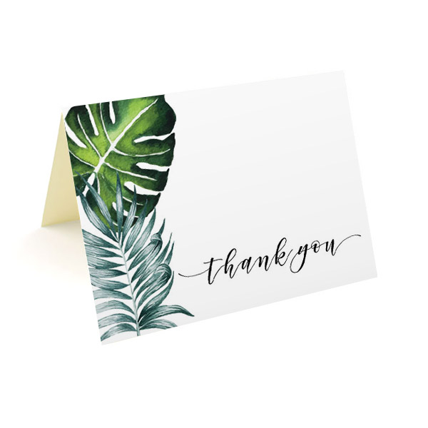 Botanical Thank You Greeting Card