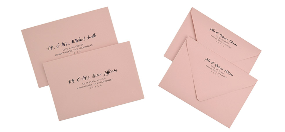 35 Printed invitations with envelopes Add-on for custom invitation