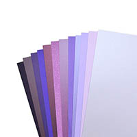 Purple Text Weight Paper