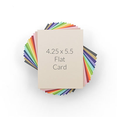 Pack of 2000 A2 Flat Card 4 1/4 x 5 1/2 
