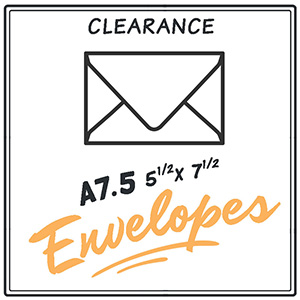 Clearance A7.5 Envelopes