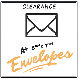 Clearance A+ Envelopes