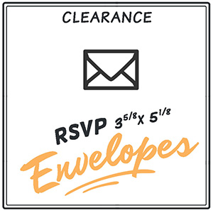 Clearance RSVP Envelopes