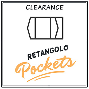 Clearance Retangolo Pocket Invitations