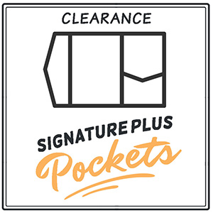 Clearance Signature Plus Pocket Invitations