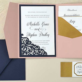 Wedding Evening Invitations & Envelopes 1 Pack of 8 Summer Blossom Collection You are Invited to The Evening Reception