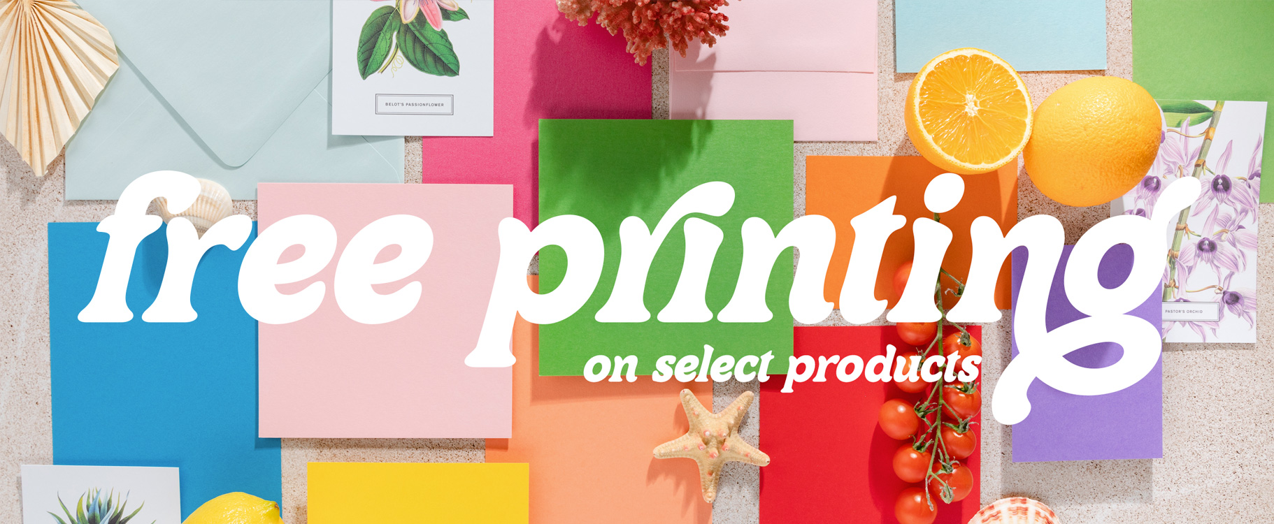 Free Printing! - On Select Products