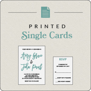 Printed Single Cards