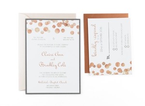 Clear Acrylic Invitation Cards + Free Invitation Templates 